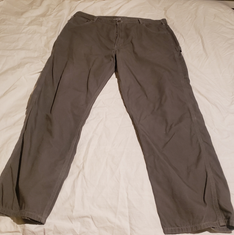 Carhartt Gray Chinos Durable and Stylish